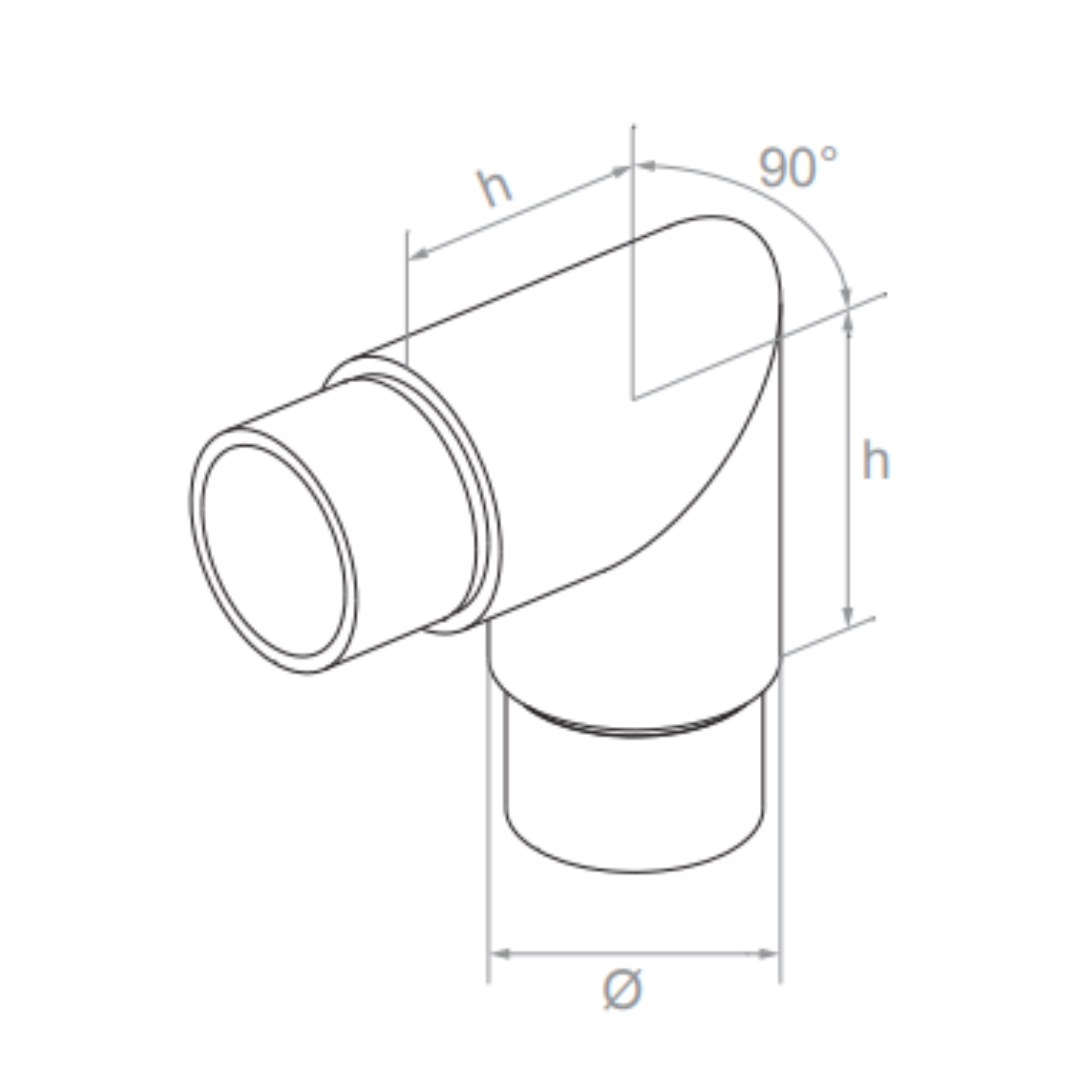 Flush angle (90°) - StroFIX