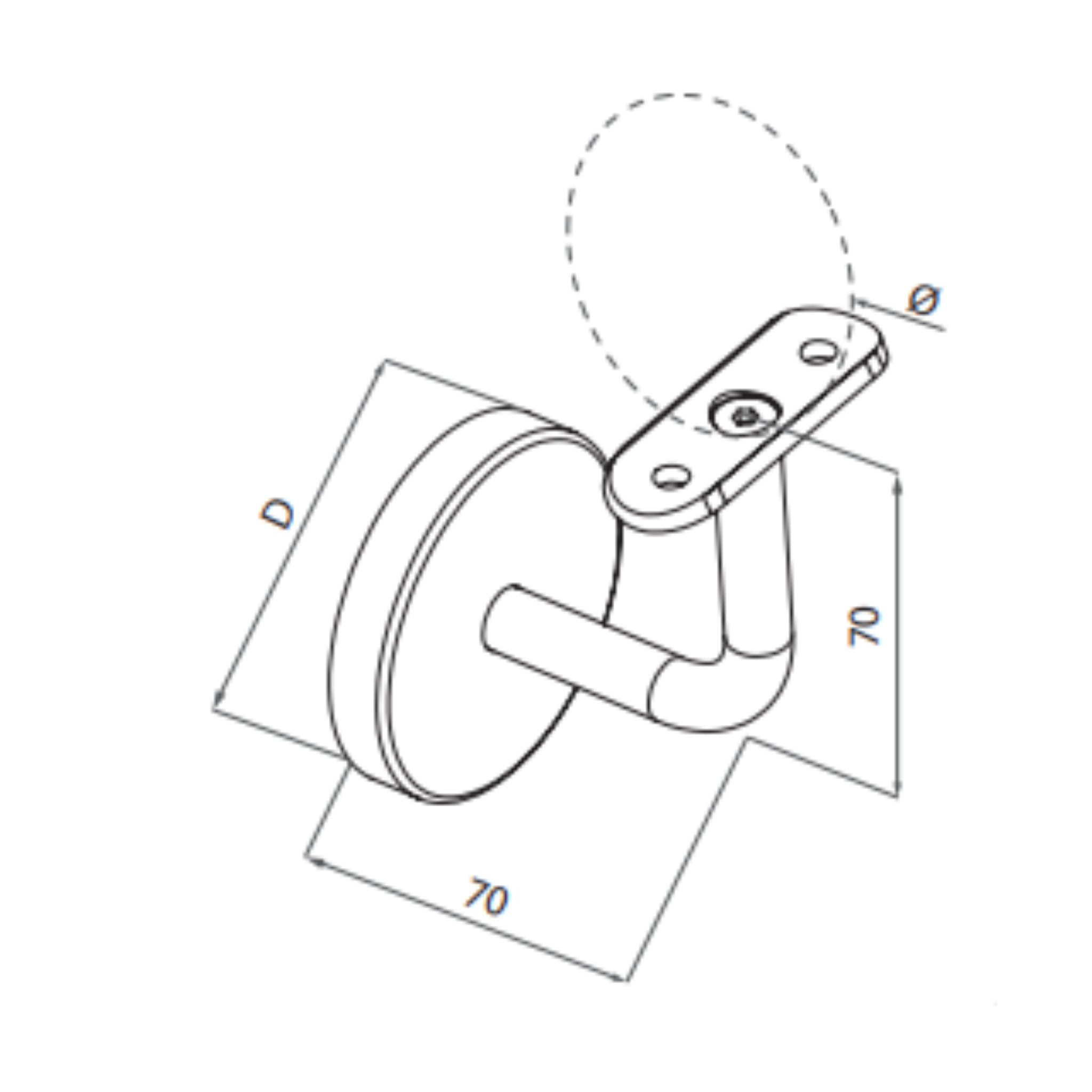 Handrail support - StroFIX