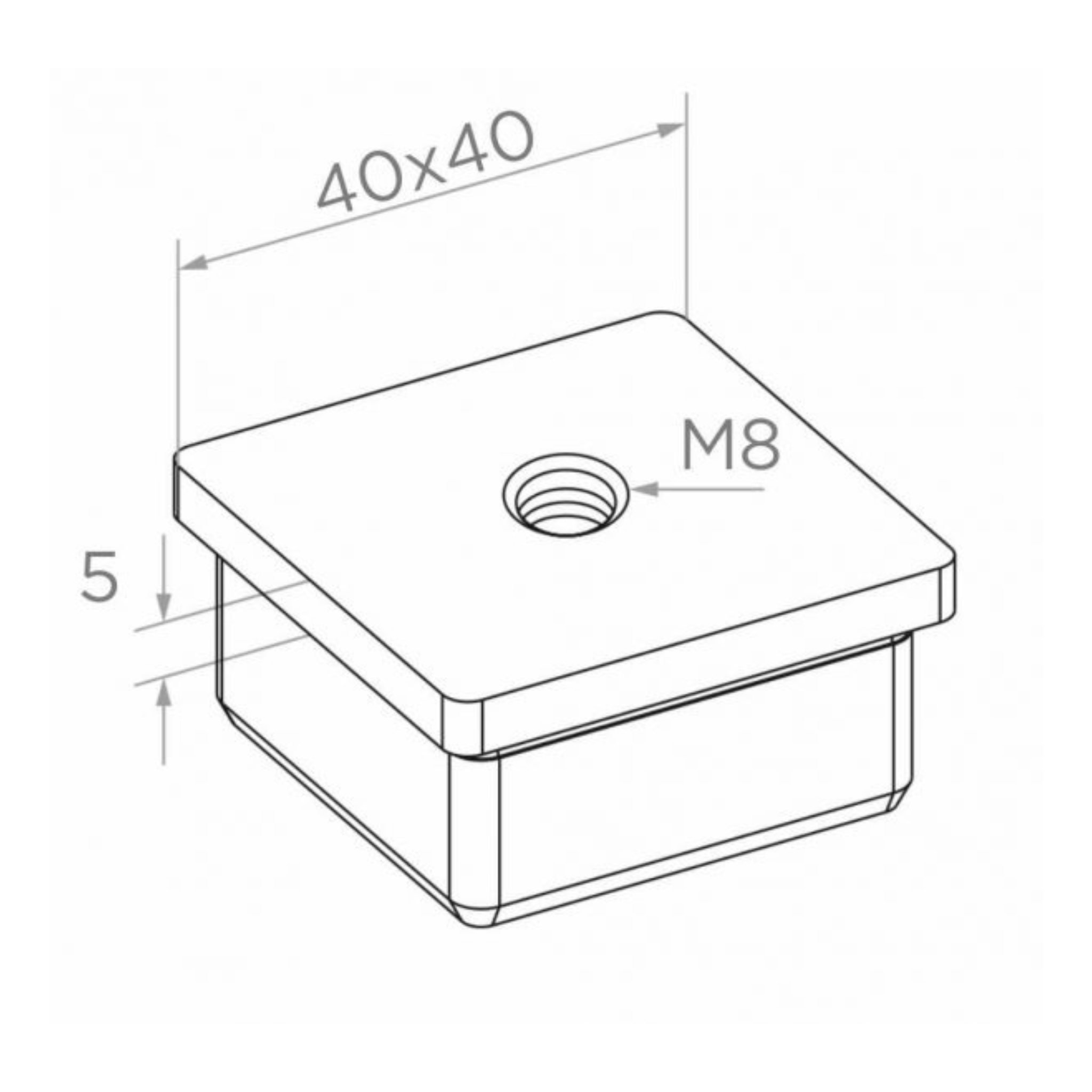 Flat-end cap - StroFIX