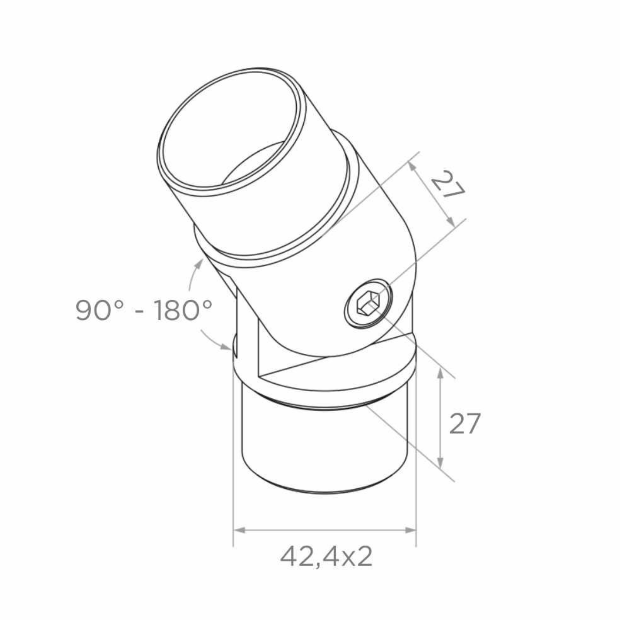 Adjustable flush elbow - StroFIX