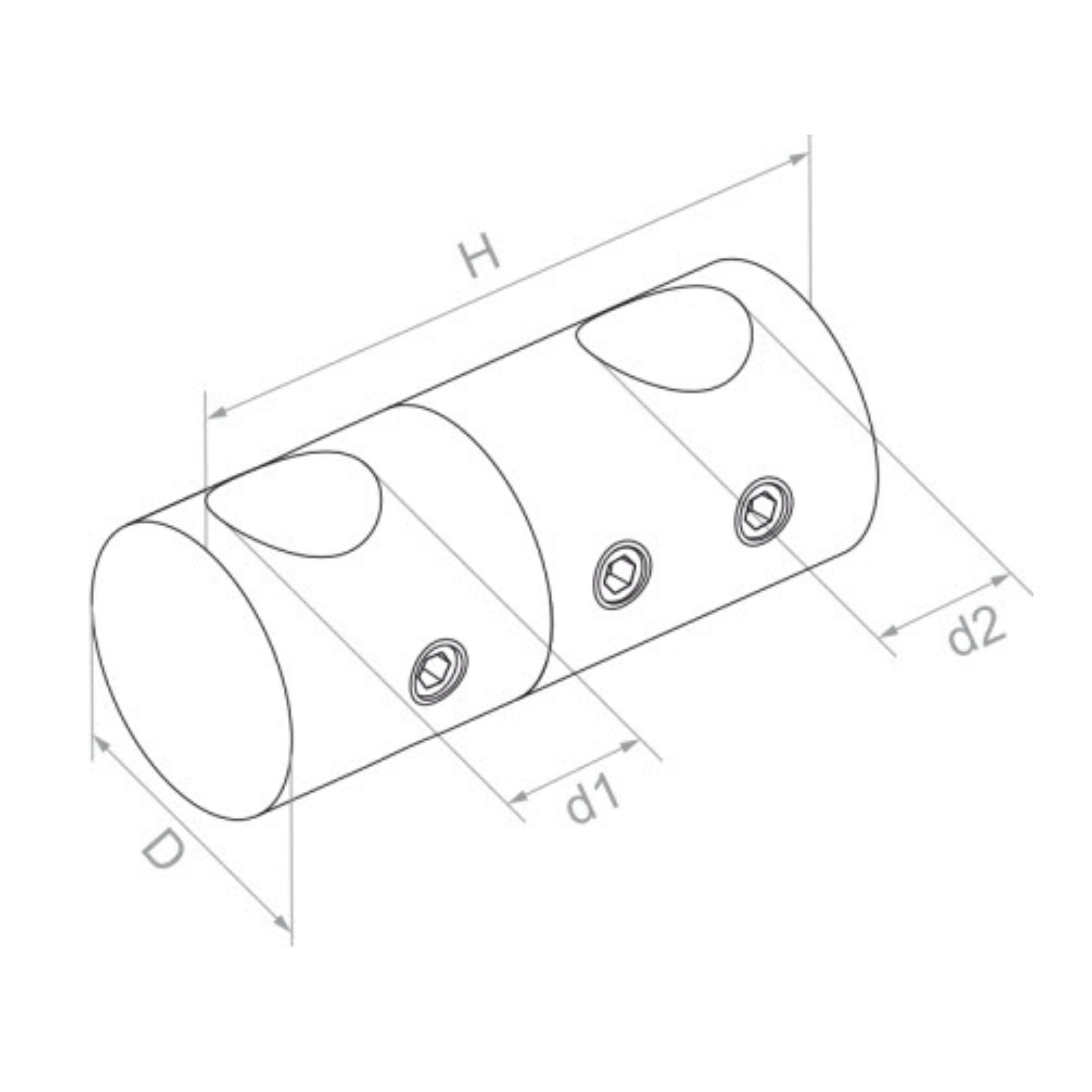 Crossbar holder - Vertical - StroFIX