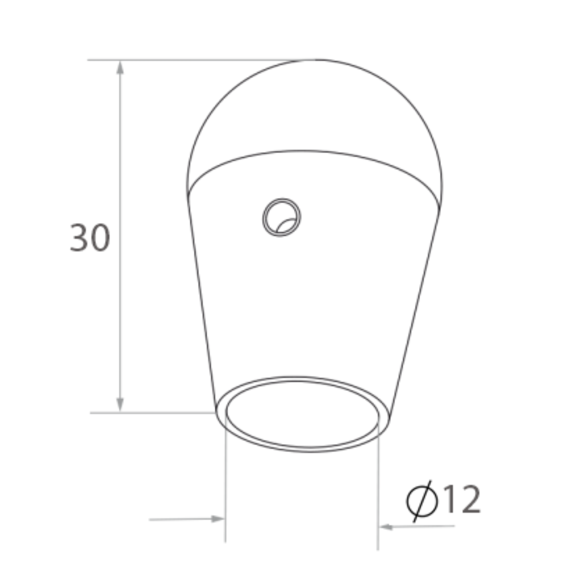 End cap of rod - StroFIX