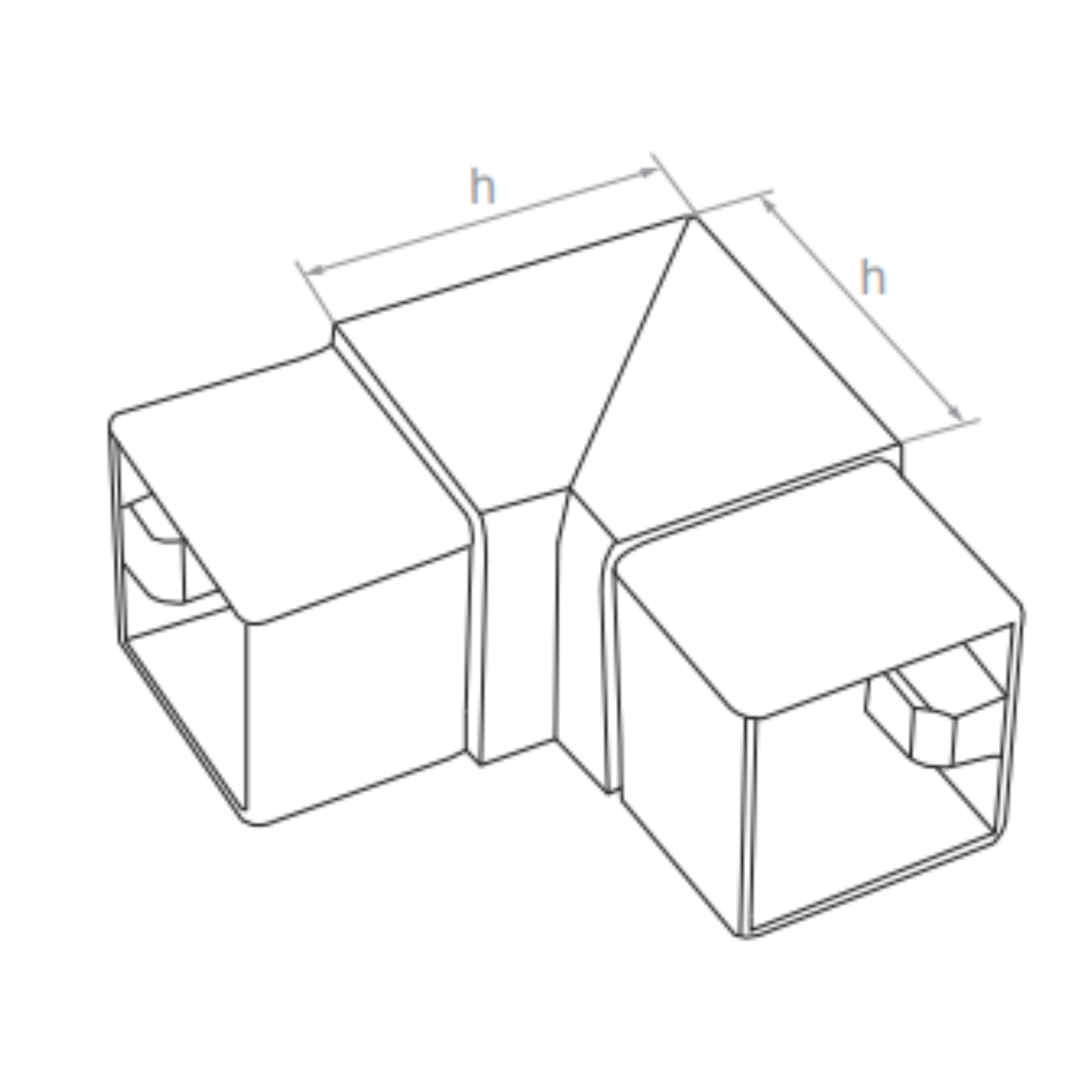 Flush elbow (90°) - StroFIX