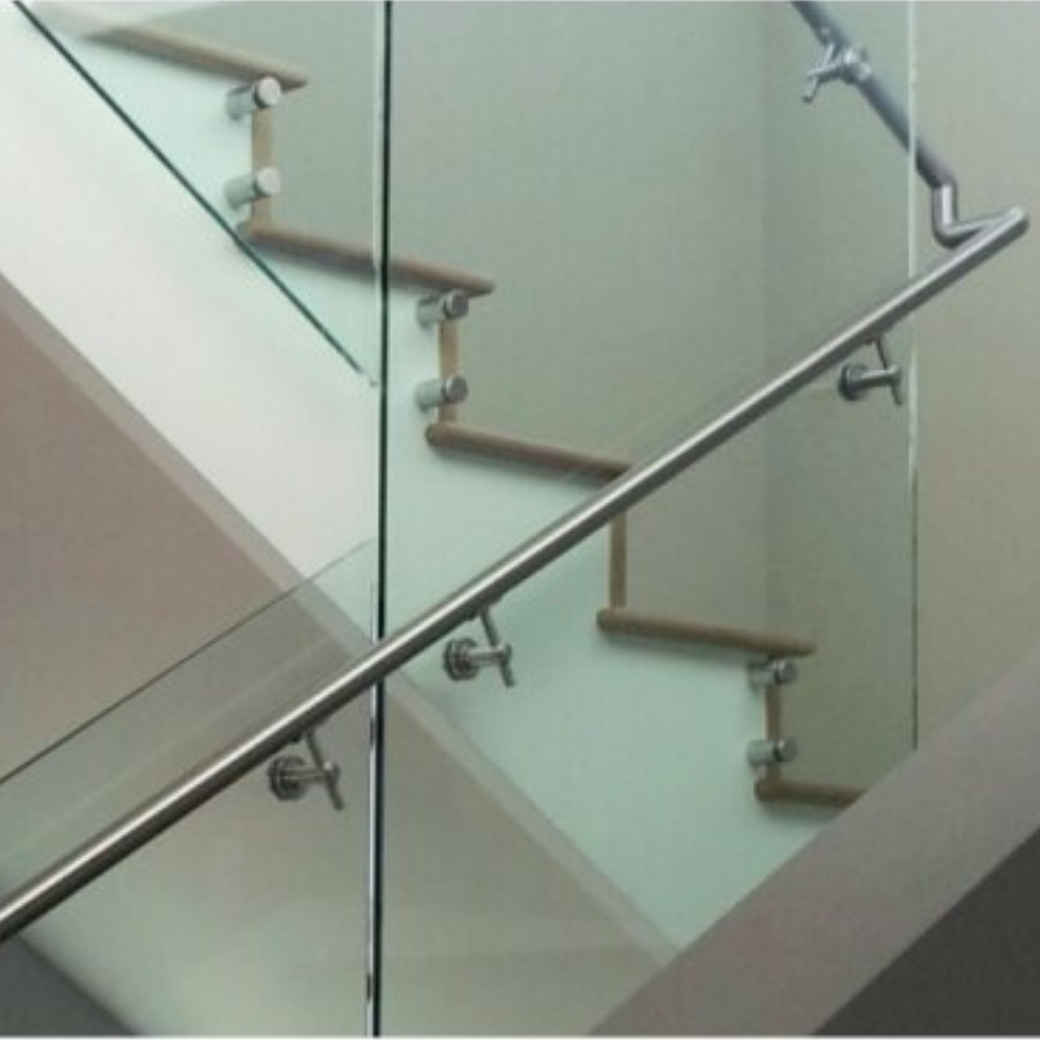 Glass-mounted handrail supporter- adjustable - 42.4 - StroFIX