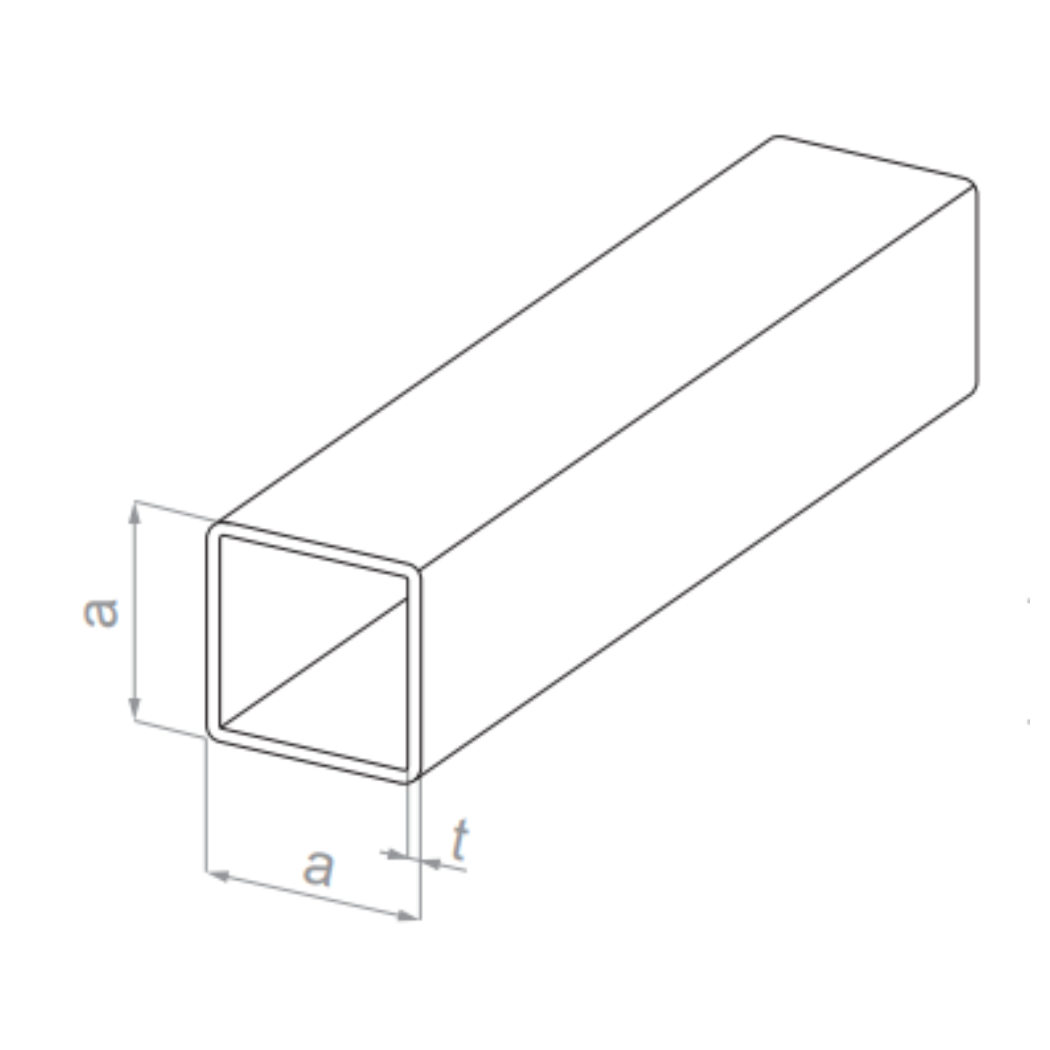 Square tube - StroFIX