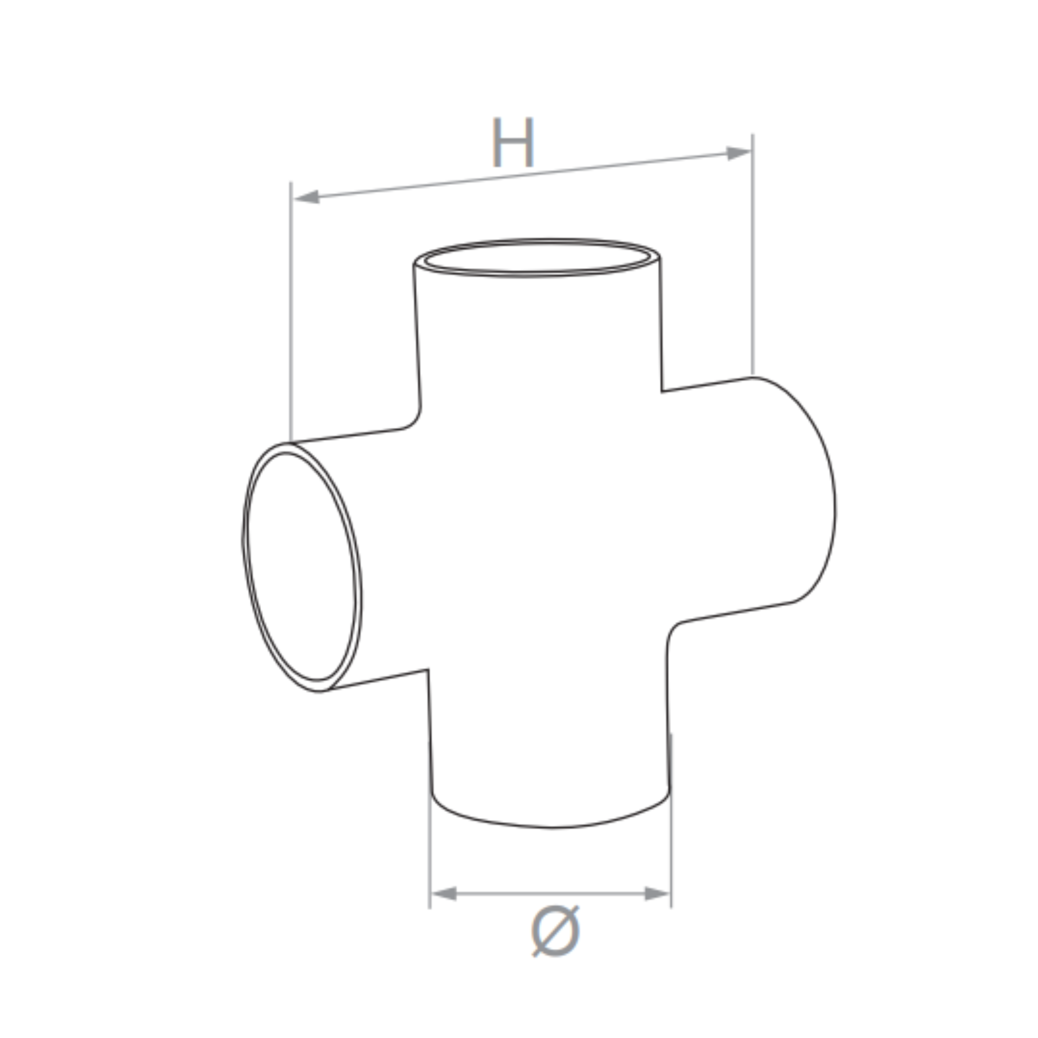 Welding cross flush angle - StroFIX