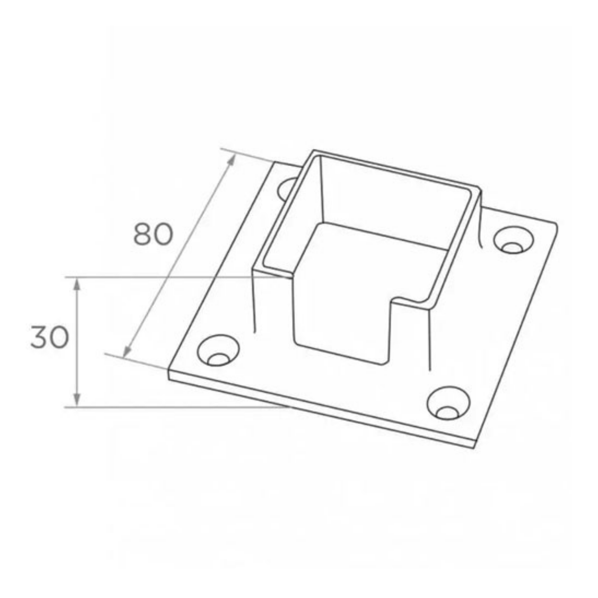 Axial handrail fastening - StroFIX