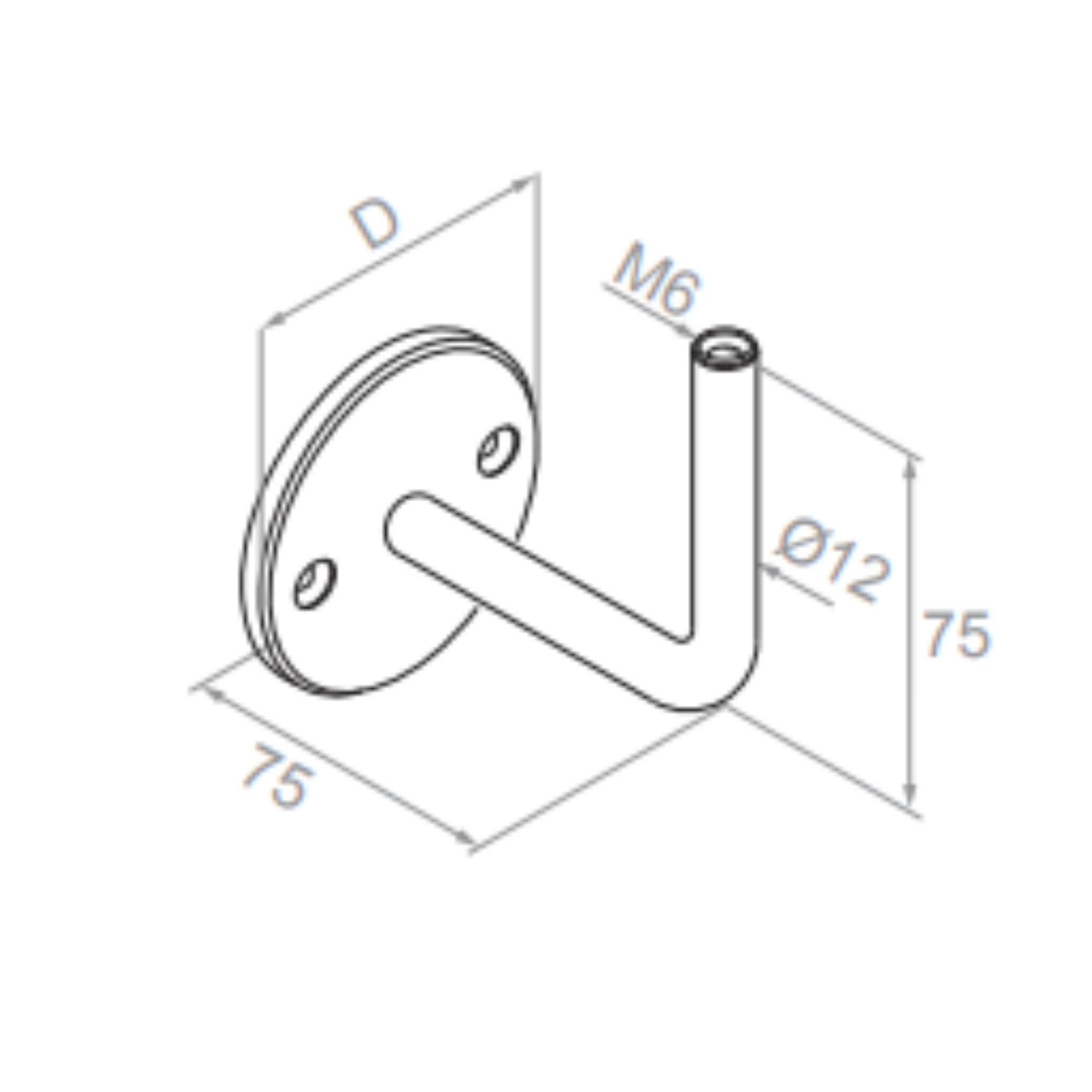 Handrail holder - StroFIX