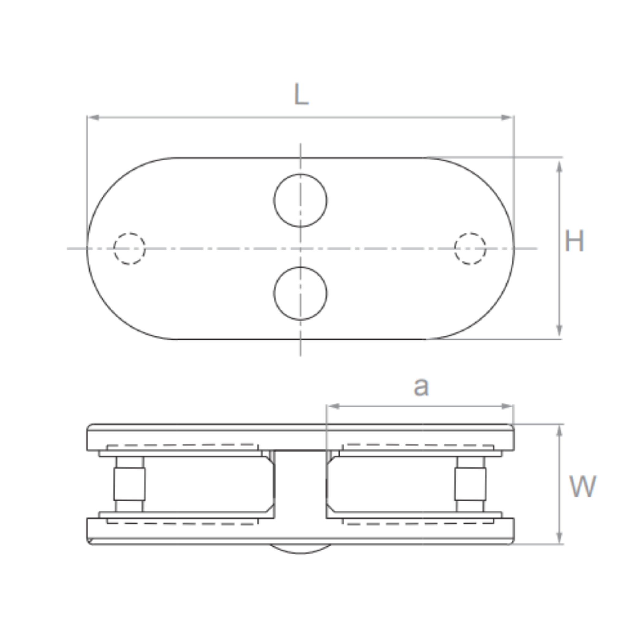 Glass clamp (180°) - StroFIX