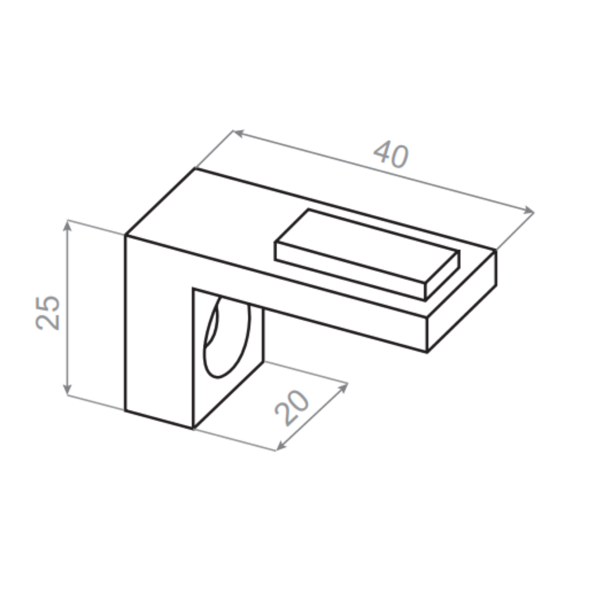 Glass support plate - Flat - StroFIX