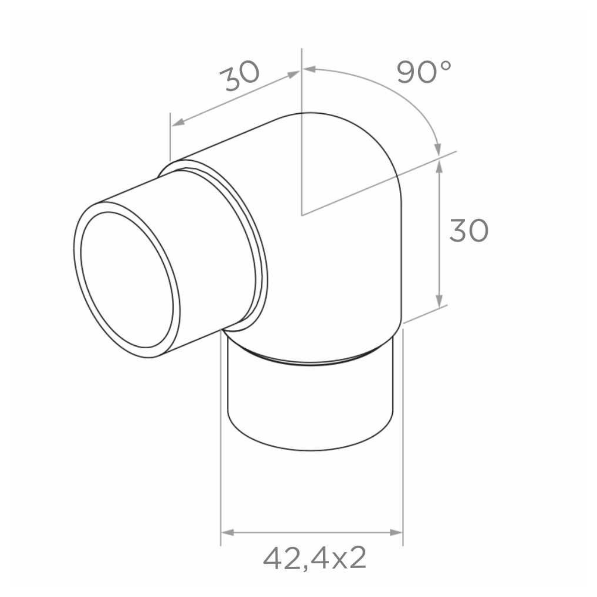 Flush angle (90°) - StroFIX