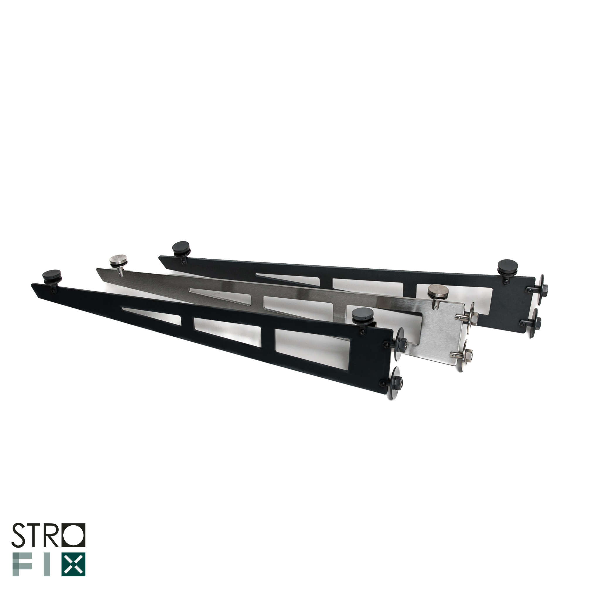 Under supported bracket for glass canopy - StroFIX