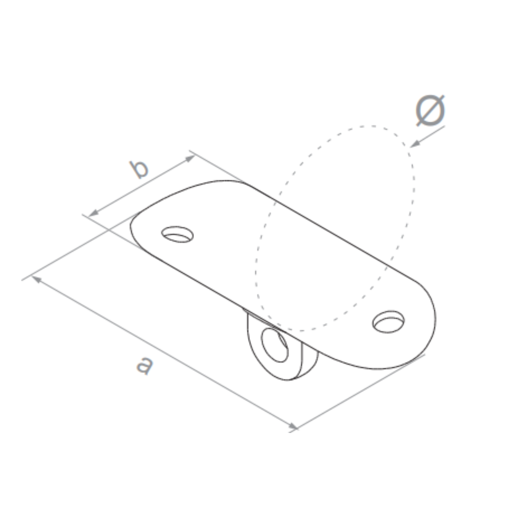 Handrail plate - 42.4 - StroFIX