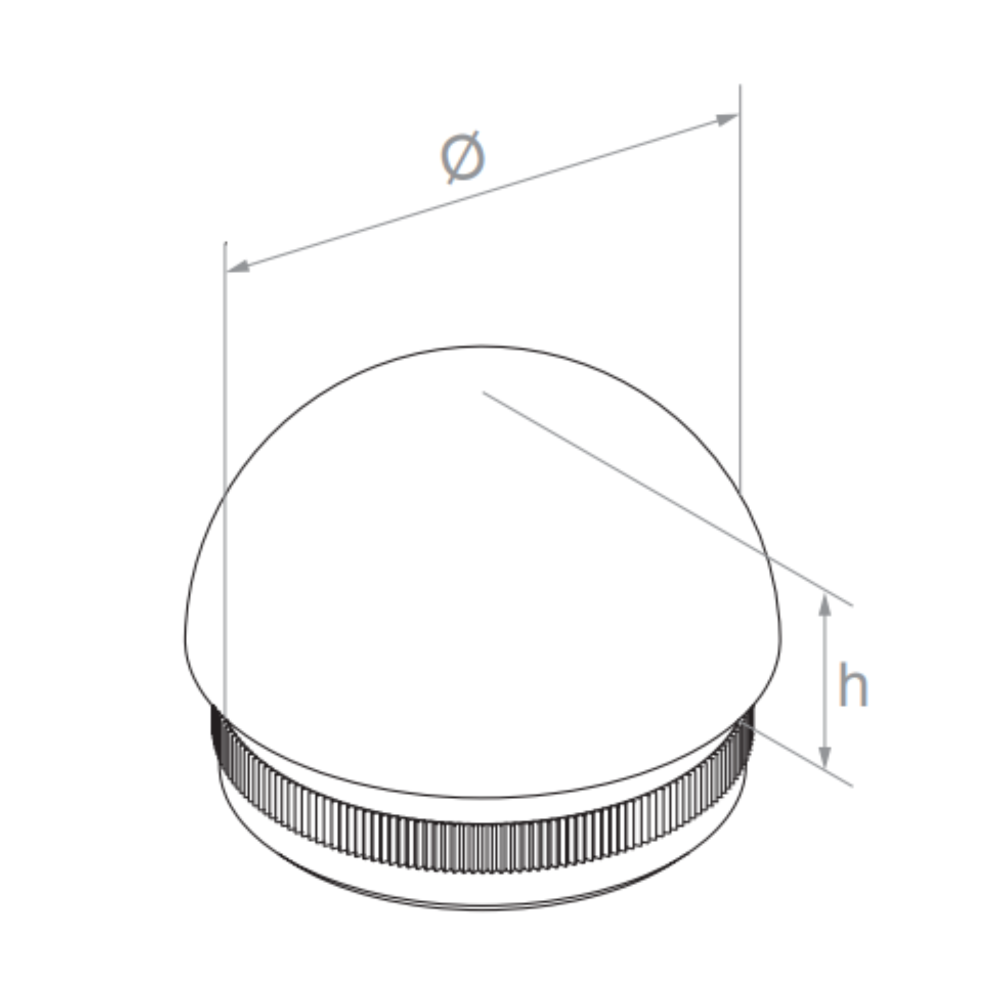 Ellipsoid end cap - StroFIX