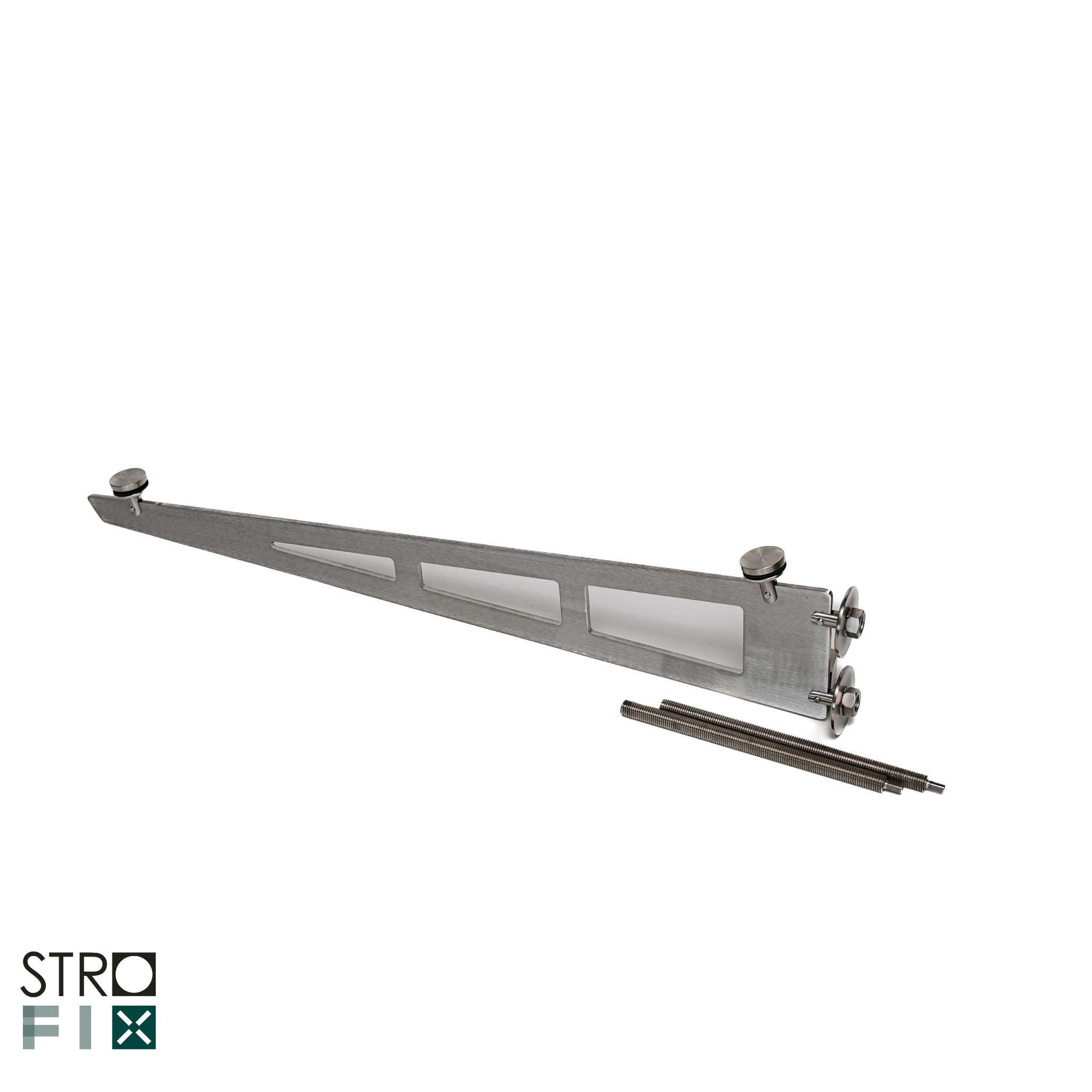 Under supported bracket for glass canopy - StroFIX