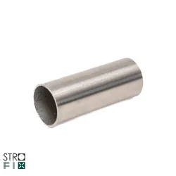 Strofix AISI 304 satin stainless-steel pipe Ø42.4x2 mm, straight length for railing systems