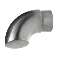 Strofix AISI 304 domed end cap for Ø42.4 mm railing tube, showing hemispherical profile