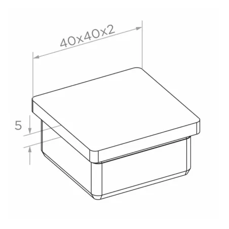 Flat-end cap - StroFIX