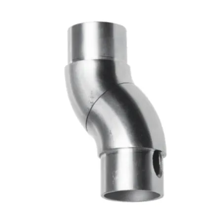 Strofix AISI 304 slīpēts regulējams savienojums Ø42,4 mm margu caurulei ar gludu savienojuma profilu