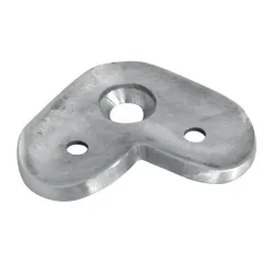 Corner handrail plate (90º) - 42.4 - Strofix