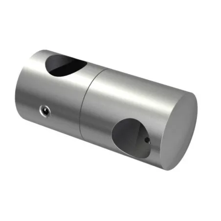 Strofix AISI 304 slīpēts vertikāls reliņu turētājs Ø42,4 mm staba caurulei ar Ø12 mm reliņu caurumiem