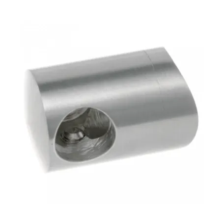 Strofix AISI 304 labais gala reliņa turētājs Ø42,4 mm staba caurulei, slīpēts, priekšskats