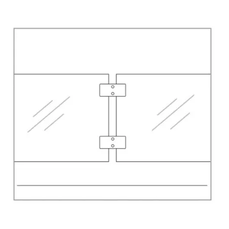Glass clamp lateral fixing - StroFIX