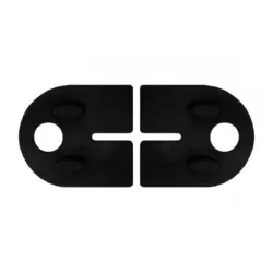 Strofix EPDM rubber inlay gasket for 45x63 mm glass clamp, for glass 6-12.76 mm including 66.2 laminated