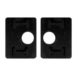 Strofix EPDM rubber inlay gasket for 52x52 mm glass clamp, for glass 8-12.76 mm including 66.2 laminated