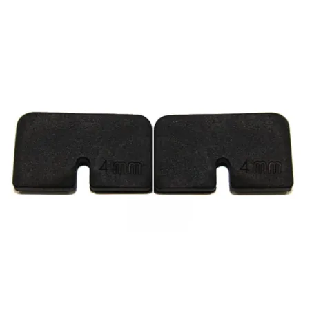 Strofix EPDM rubber inlay gasket for 30x30 mm glass clamp, showing gasket profile for 4/6/8 mm glass