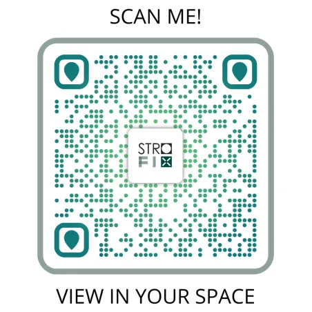 Glass railing system with glass adaptors for a flat surface - 42.4 - StroFIX