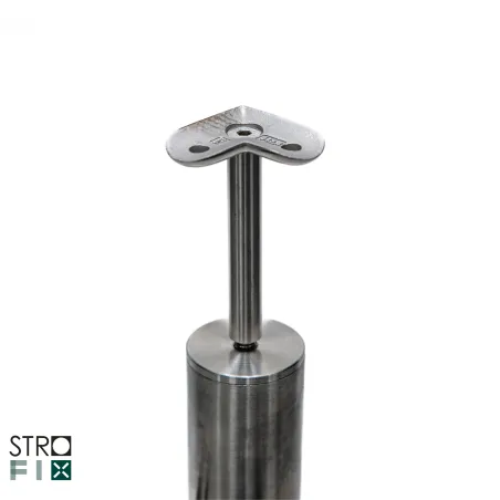 Glass railing system for a flat surface - 42.4 - StroFIX