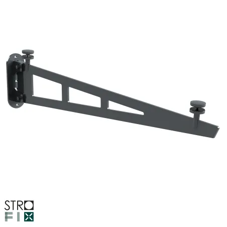 Undersupported bracket for glass canopy, 1100-1300-1