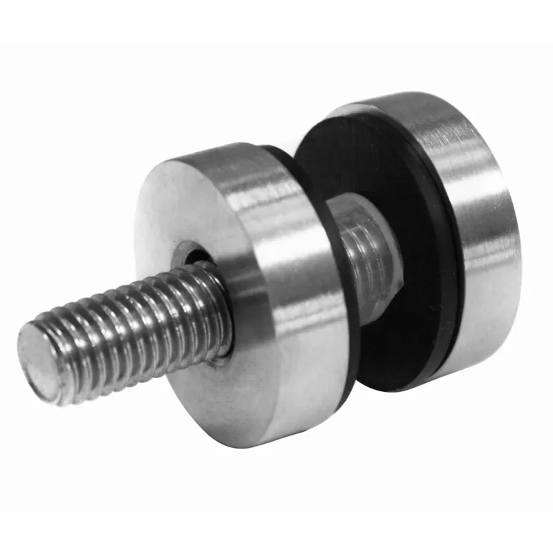 Glass adaptor D30, SS, satin - StroFIX