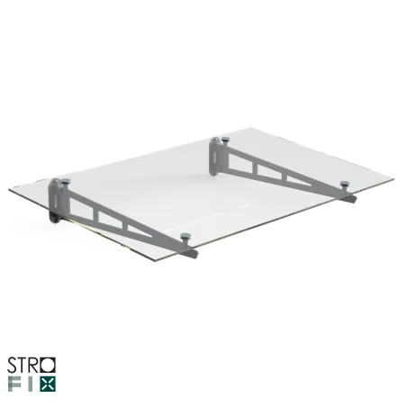 Glass canopy on 2 supports - StroFIX