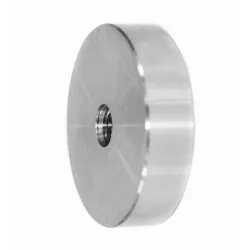 D40 plakanā nosega aizmugures skats ar redzamu iekšējo M8 vītni