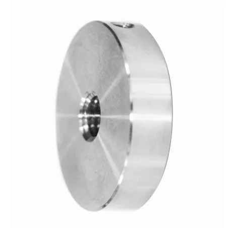 Glass adaptor - cover, D40 spherical, SS, satin - Strofix