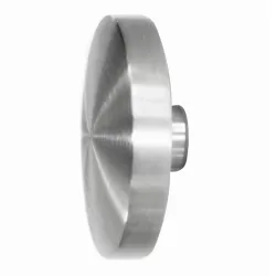 Strofix D50 sfēriskais stikla stiprinājuma nosegs ar atloku, AISI 304 slīpēts, Ø 50 mm izliekts profils