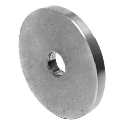 Strofix D30 glass adaptor distancer, 4 mm thick, AISI 304 stainless steel with satin finish