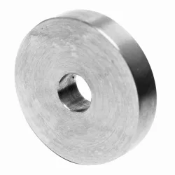 Strofix D40 glass adaptor distancer, 8 mm thick, AISI 304 stainless steel with satin finish