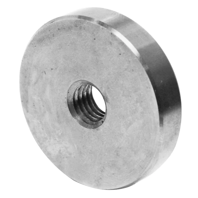 Glass adaptor - distancer, D40, SS, satin - Strofix