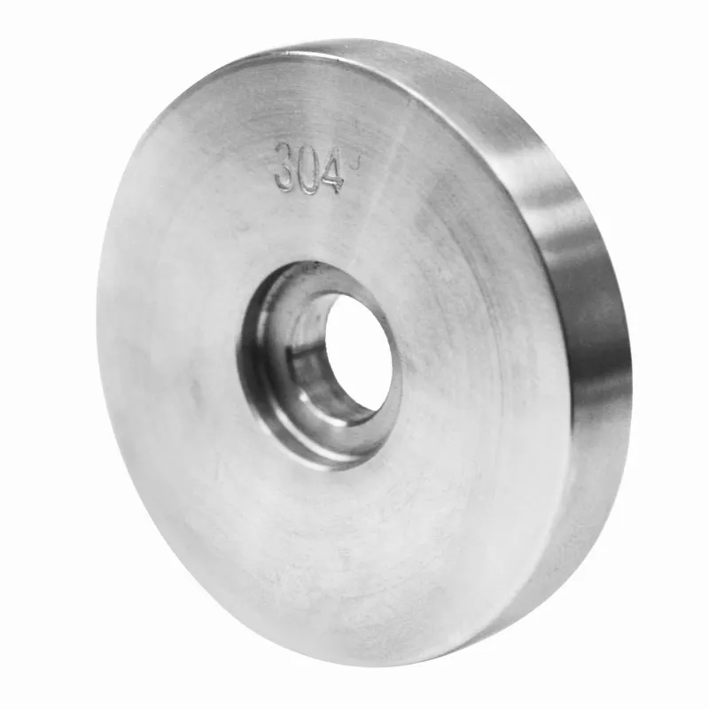 Glass adaptor - distancer, D50, SS, satin - Strofix