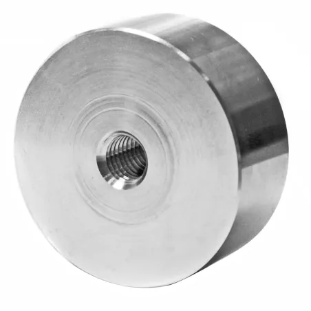 Glass adaptor - distancer, D50, SS, satin - Strofix