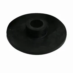 Strofix D30 EPDM rubber gasket with flange for glass adaptor, Ø 28 mm, Ø 13 mm flange, 5 mm total height