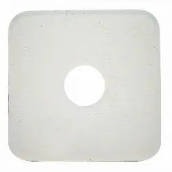 Strofix 40x40 mm square silicone gasket for glass adaptor, 38x38 mm outer dimensions, 2 mm thick