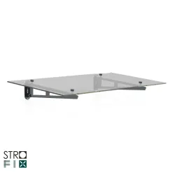 Glass canopy on 2 supports - StroFIX
