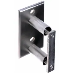 Strofix margu stabiņa stiprinājums no sāna 42,4 mm 120x60 mm slīpēts, AISI 304 sānu stiprinājums