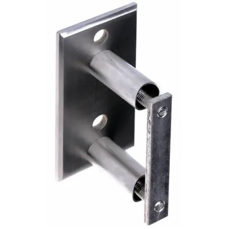 Strofix side mounting of the post 42.4 mm 120x60 mm satin, AISI 304 side fastening