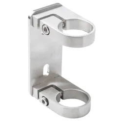 Strofix margu stabiņa stiprinājums no sāna 42,4 mm 120x50 mm slīpēts, AISI 304 316 sānu stiprinājums Ø42,4 mm