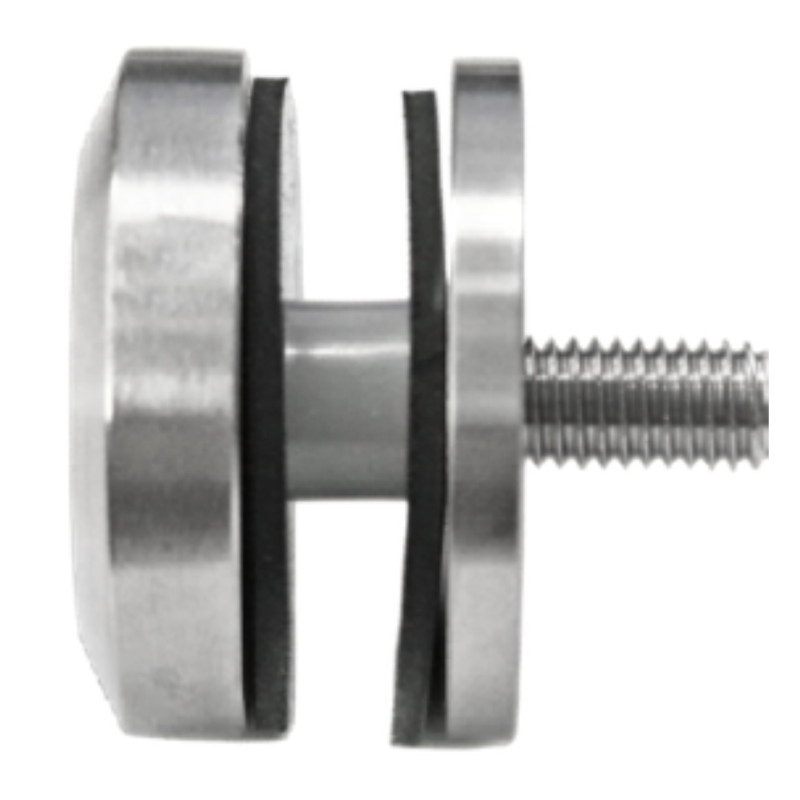 D40 stikla stiprinājuma sānskats ar 10 mm distanceru